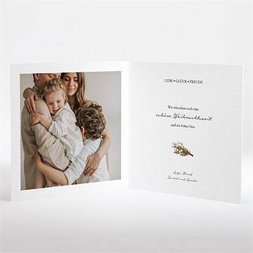 Weihnachtskarte schneemann - vue 2