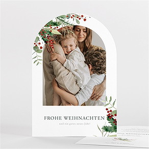 Weihnachtskarte geborgenheit
