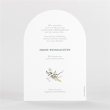 Weihnachtskarte geborgenheit - vue 2