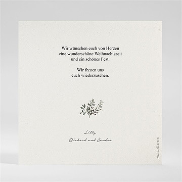 Weihnachtskarte tannenkranz - vue 2