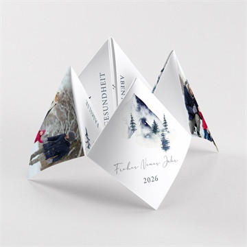 Weihnachtskarte grüße aus den bergen