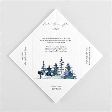 Weihnachtskarte Grüße Aus Den Bergen - vue 3