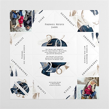 Weihnachtskarte festliche weihnachtsgrüße - vue 4