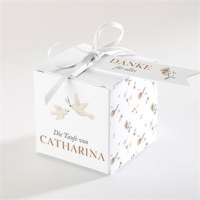 Geschenkbox Taufe zarte tauben