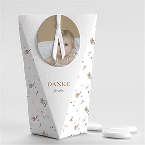 Geschenkbox Taufe zarte tauben - schachtel