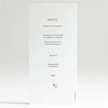 Menükarte Taufe zarte tauben - vue 2