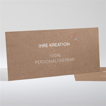 Dankeskarte Hochzeit Kraft - rund*13,5cm (n321278)