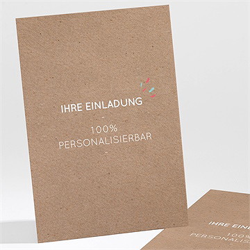 Einladung Kommunion kraft - 14,5x21cm (n241293)