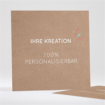 Dankeskarte Kommunion Kraft - 13,5X13,5Cm (N351589)