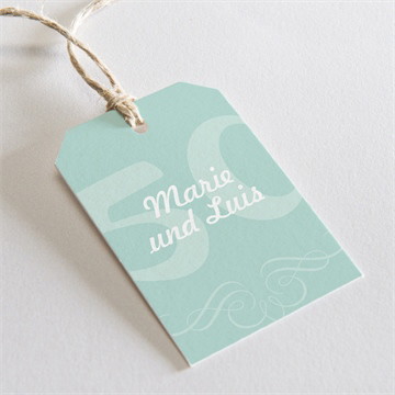 Geschenkanhänger Hochzeitsjubiläum Schönes andenken