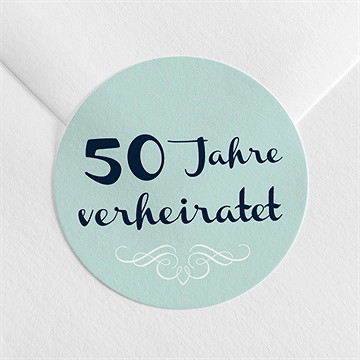 Aufkleber Hochzeitsjubiläum Schönes Andenken