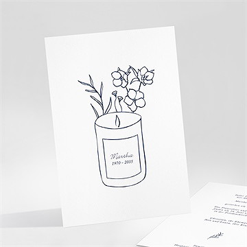 Trauerkarte trauerkerze