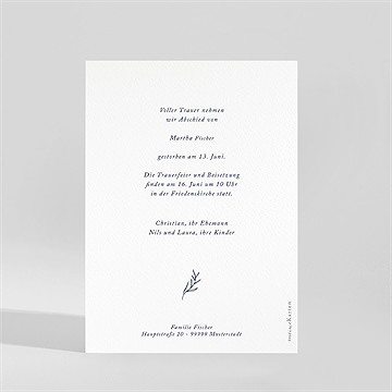 Trauerkarte trauerkerze - vue 2