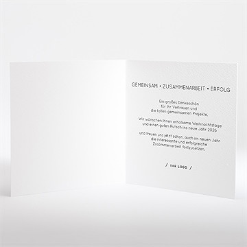 Weihnachtskarte Solidarisch - vue 2