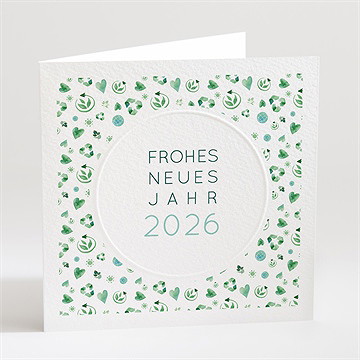 Weihnachtskarte Grünes Wachstum