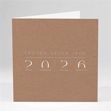 Weihnachtskarte Neues Jahr