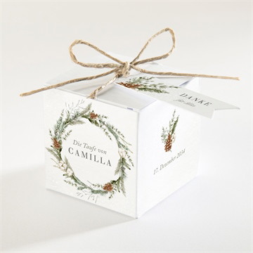 Geschenkbox Taufe Winter - magnet