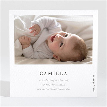 Dankeskarte Taufe winter - vue 2