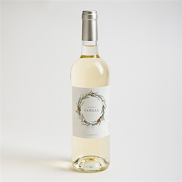 Flaschenetikett Taufe Winter - vue 2