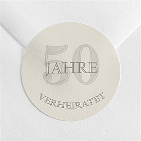 Aufkleber Hochzeitsjubiläum bildband