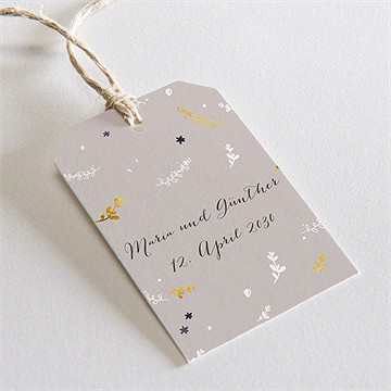 Geschenkanhänger Hochzeitsjubiläum Damals Wie Heute