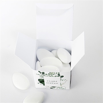 Geschenkbox Hochzeit eukalyptusblätter - vue 4