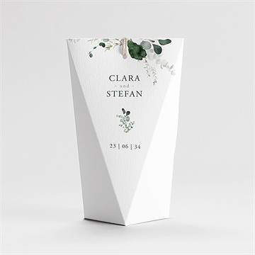 Geschenkbox Hochzeit eukalyptusblätter - schachtel - vue 4