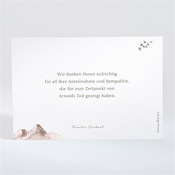 Trauerdanksagung dämmerung - vue 2