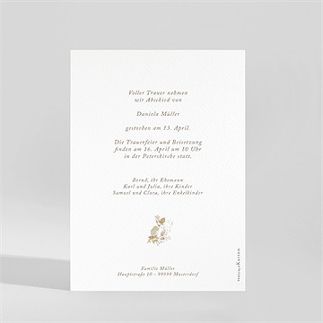 Trauerkarte herbststimmung - vue 2