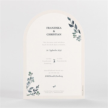 Hochzeitseinladung schöner glanz - vue 2