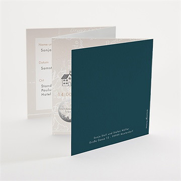 Hochzeitseinladung hochzeitsreise - rubbel - vue 4