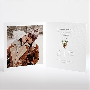 Hochzeitseinladung hochzeit im winter - vue 2