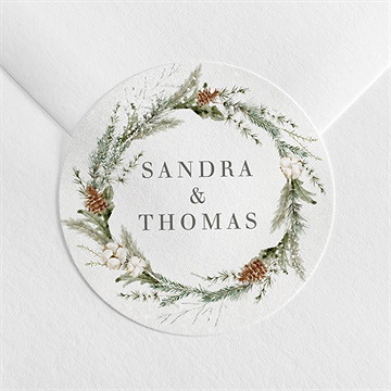 Aufkleber Hochzeit hochzeit im winter