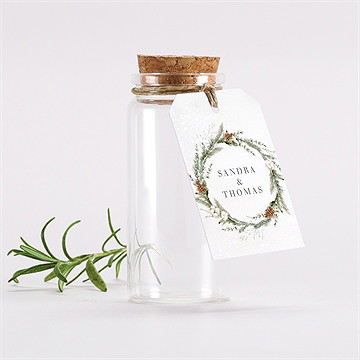 Glasfläschchen Mit Korken Hochzeit Hochzeit Im Winter