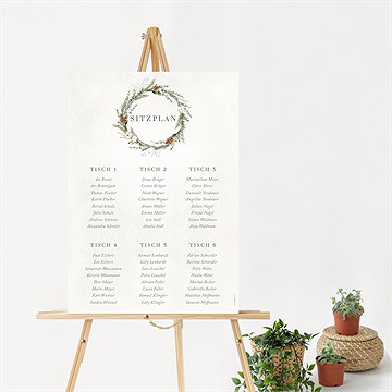 Sitzplan Hochzeit Hochzeit Im Winter - vue 2