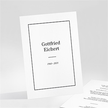 Trauerkarte klassisch