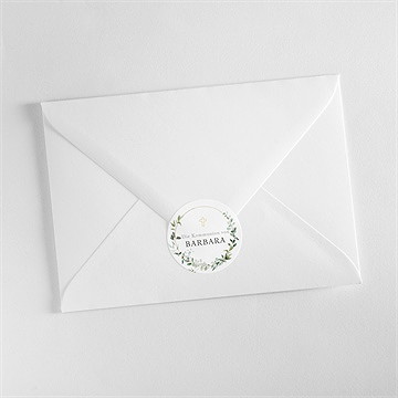 Aufkleber Kommunion Grüner Kranz - vue 3