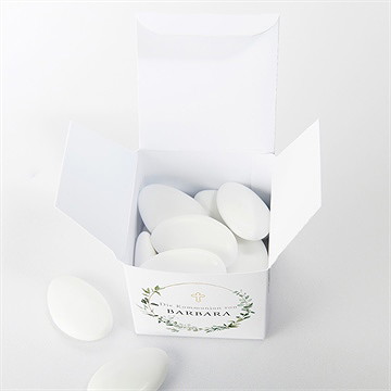 Geschenkbox Kommunion Grüner Kranz - vue 4