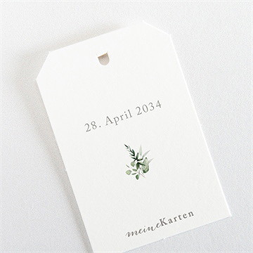 Geschenkanhänger Kommunion Grüner Kranz - vue 3