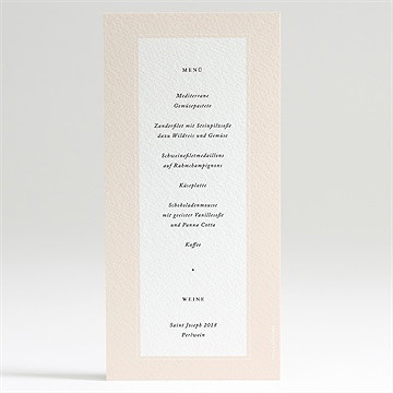 Menükarte Hochzeit sinnlichkeit - vue 2