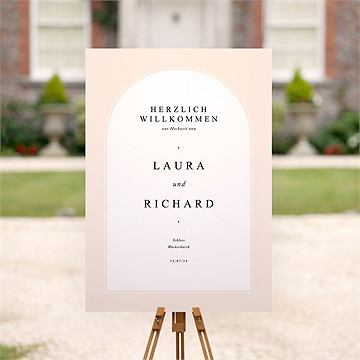 Willkommensschild Hochzeit Sinnlichkeit - vue 2