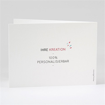 Trauerdanksagung Blanco - 14,5X10,5Cm (N42157) - vue 3