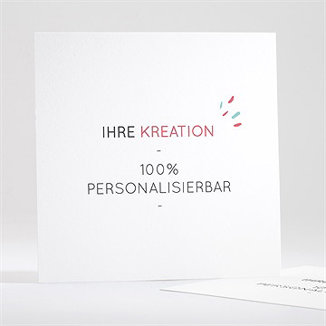 Trauerdanksagung Blanco - 13,5X13,5Cm (N351601)