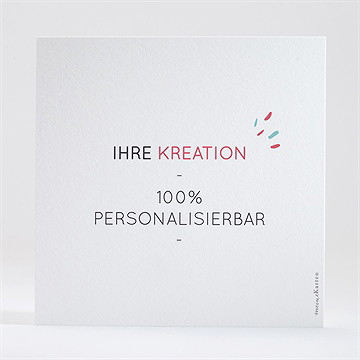 Trauerdanksagung Blanco - 13,5X13,5Cm (N351601) - vue 2