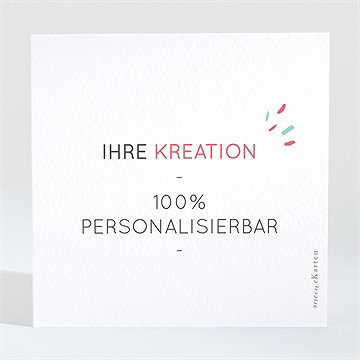 Trauerdanksagung Blanco - 9,5X9,5Cm N301641) - vue 2