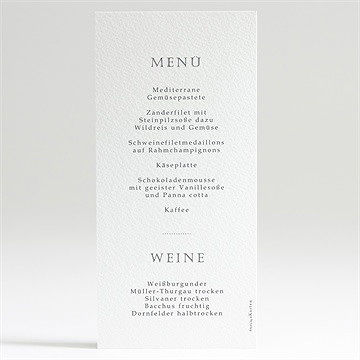 Menükarte Konfirmation Fotocollage Kraftpapier - vue 2