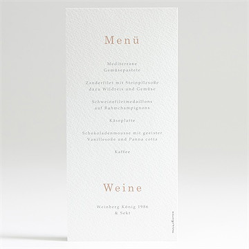 Menükarte Konfirmation Vergoldeter Fisch - vue 2