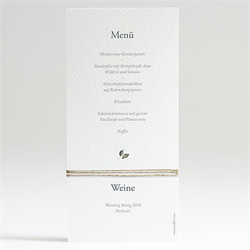 Menükarte Konfirmation Atemzug - vue 2