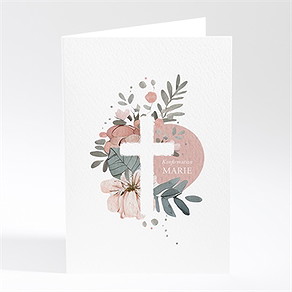 Menükarte Konfirmation stille hoffnung