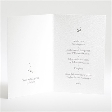 Menükarte Konfirmation Stille Hoffnung - vue 2